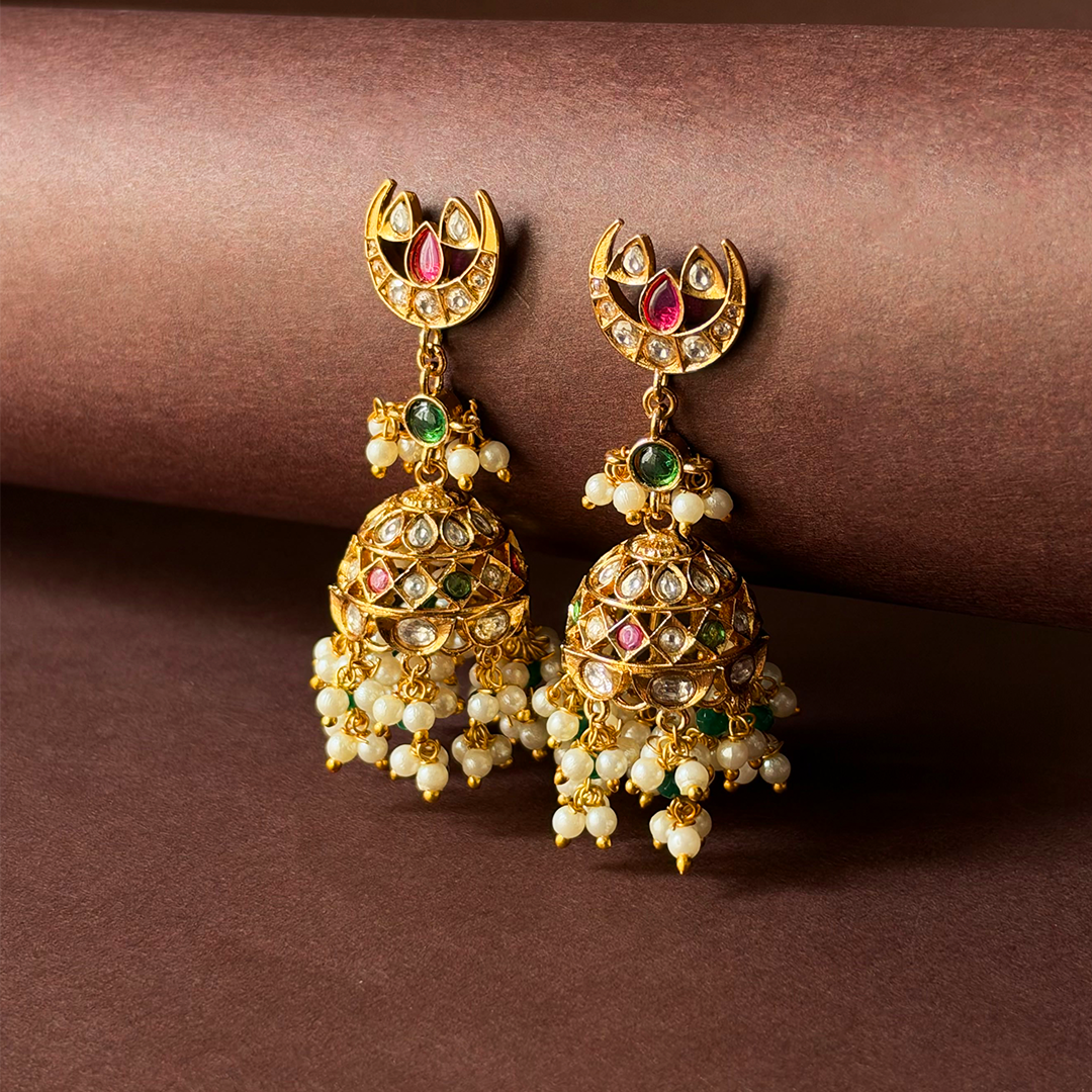 Aaradhya Kundan Jhumkas
