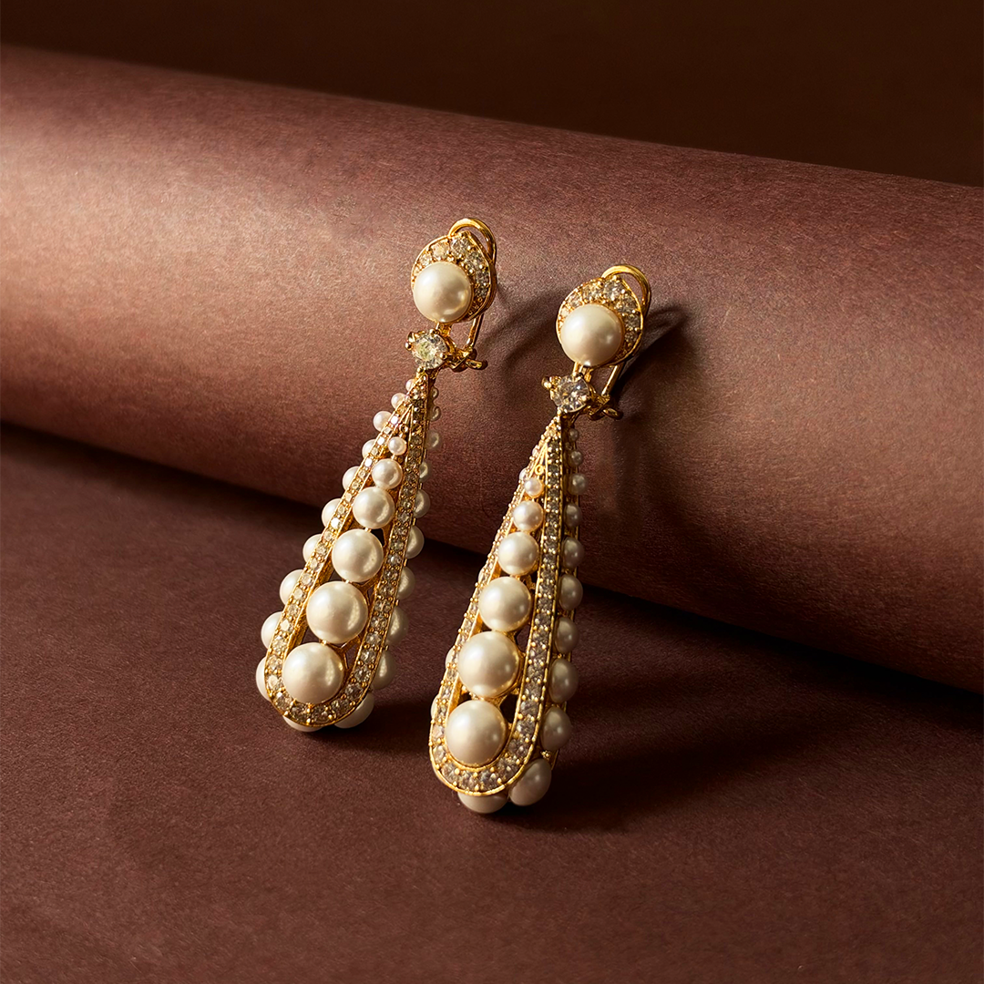 Mira Pearl Danglers