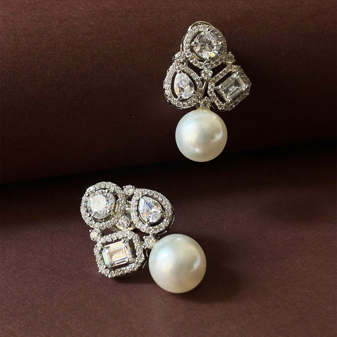 Celeste Pearl Studs