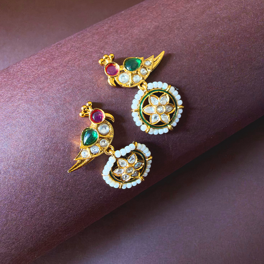 Mayura Kundan Danglers